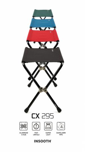 1초만에 펼쳐지는 초경량 캠핑의자 인수스 CX295 출시